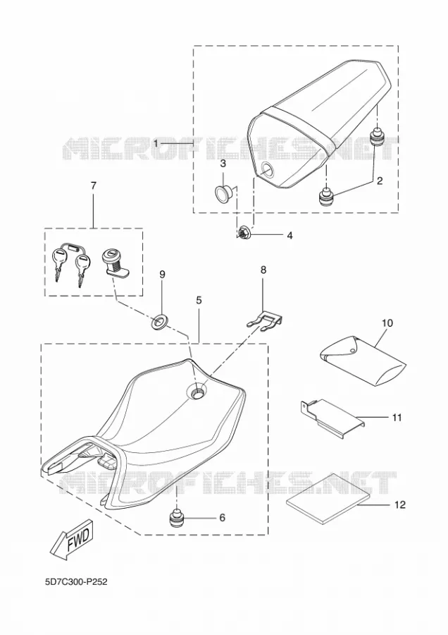 SELLE Yamaha MOTO 125 2016 MT  MT125