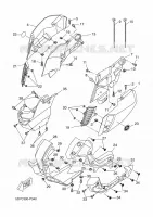 CARENAGES 1  pour Yamaha MT ABS 2016