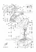 RESERVOIR A ESSENCE pour Yamaha MT ABS 2016