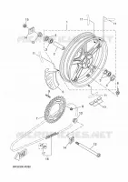 ROUE ARRIERE pour Yamaha MT ABS 2016