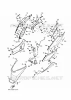 COUVERCLE LATERAL pour Yamaha TRICITY ABS 2017