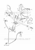 GUIDON ET CABLES pour Yamaha TRICITY ABS 2017