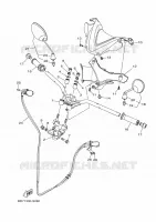 GUIDON ET CABLES pour Yamaha TRICITY ABS 2017