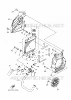 RADIATEUR / DURITES pour Yamaha TRICITY ABS 2017