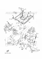 SUPPORT / REPOSE PIEDS pour Yamaha TRICITY ABS 2017