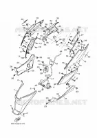 COUVERCLE LATERAL pour Yamaha TRICITY ABS 2017
