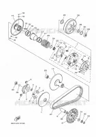 EMBRAYAGE DE DEMARREUR pour Yamaha MBK TRYPTIK 2017