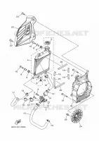 RADIATEUR / DURITES pour Yamaha MBK TRYPTIK 2017
