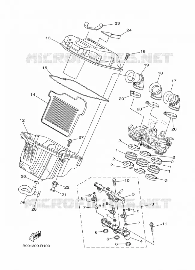 ADMISSION 2 Yamaha MOTO 850 2017 MT  MTN850-A