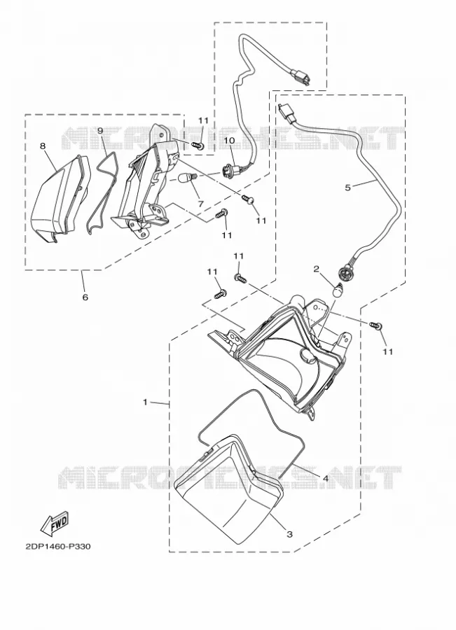 CLIGNOTANT 1 Yamaha SCOOTER 125 2017 NMAX  GPD125-A