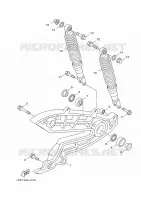 BRAS OSCILLANT / AMORTISSEUR pour Yamaha BWS 2010