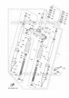 FOURCHE pour Yamaha BWS 2010