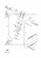 GUIDON ET CABLES pour Yamaha BWS 2010