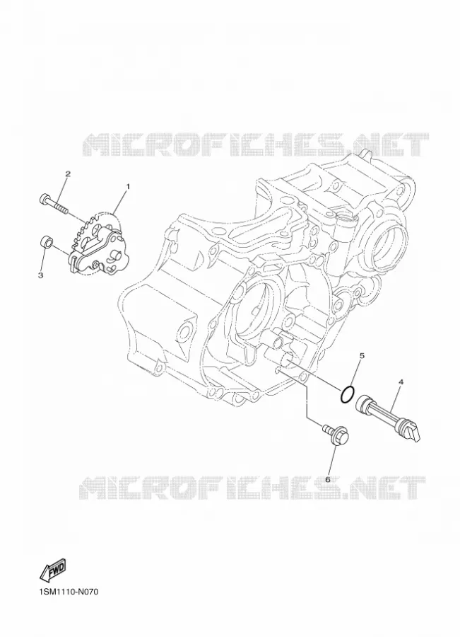 POMPE A HUILE Yamaha MOTO 250 2016 WRF  WR250F