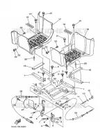 SUPPORT / REPOSE PIEDS pour Yamaha GRIZZLY 2008