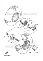 ROUE AVANT pour Yamaha BREEZE 2004