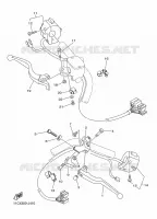 COMMODO / LEVIER pour Yamaha XVS 2016