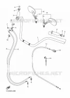 GUIDON ET CABLES pour Yamaha XVS 2016
