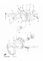 PHARE  pour Yamaha XVS 2016