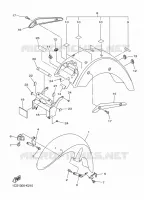 GARDE BOUE pour Yamaha XVS 2016
