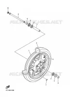 ROUE AVANT pour Yamaha XVS 2016