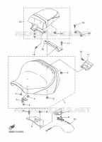 SELLE pour Yamaha XVS 2016