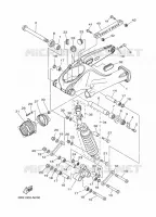 BRAS OSCILLANT / AMORTISSEUR pour Yamaha SUPER TENERE 2015