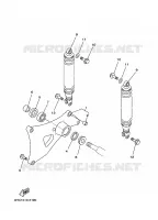 BRAS OSCILLANT / AMORTISSEUR pour Yamaha SKYLINER 1997