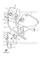 RESERVOIR A ESSENCE pour Yamaha SKYLINER 1997