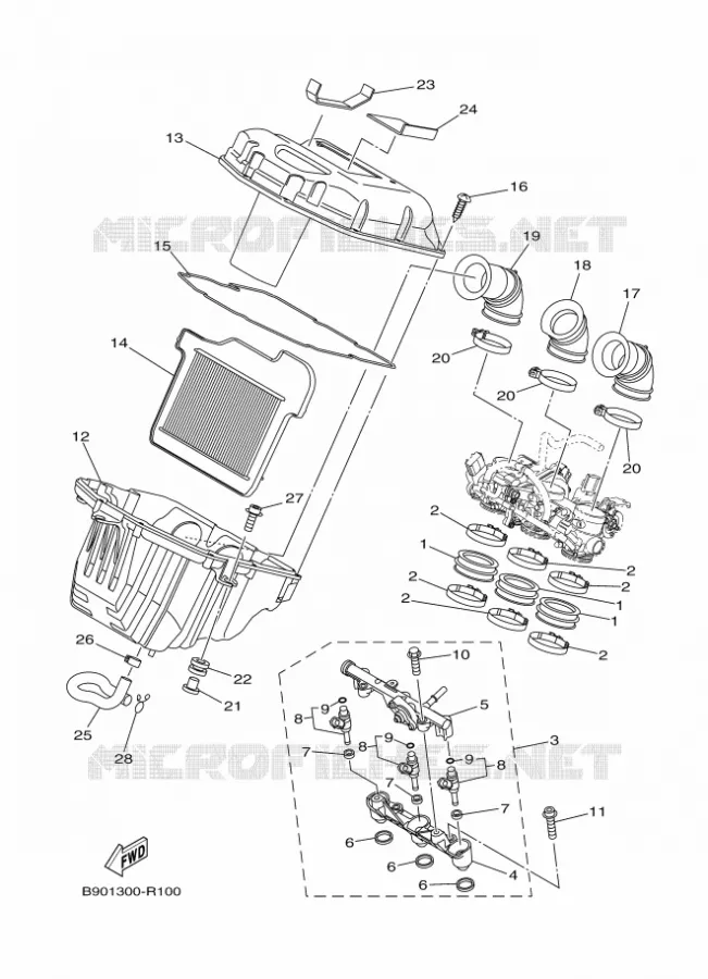 ADMISSION 2 Yamaha MOTO 900 2016 XSR  MTM850