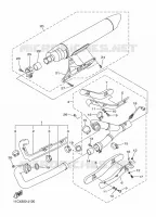 ECHAPPEMENT pour Yamaha XVS 2016