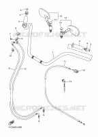 GUIDON ET CABLES pour Yamaha XVS 2016