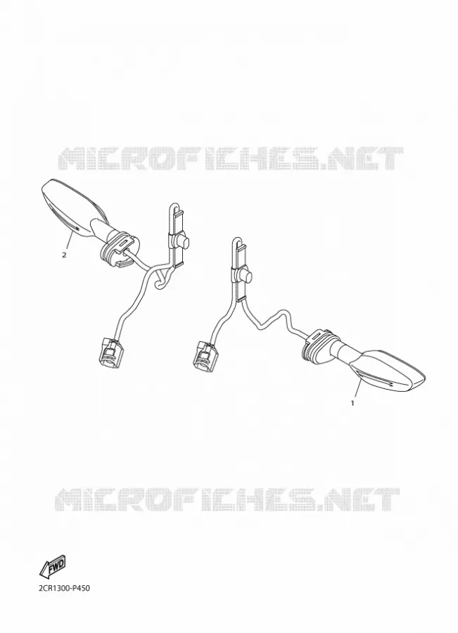 CLIGNOTANT Yamaha MOTO 1000 2016 R1  YZF-R1R1