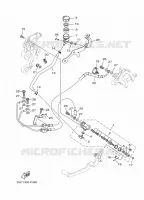 MAITRE CYLINDRE DE FREIN ARRIERE pour Yamaha MT 2016