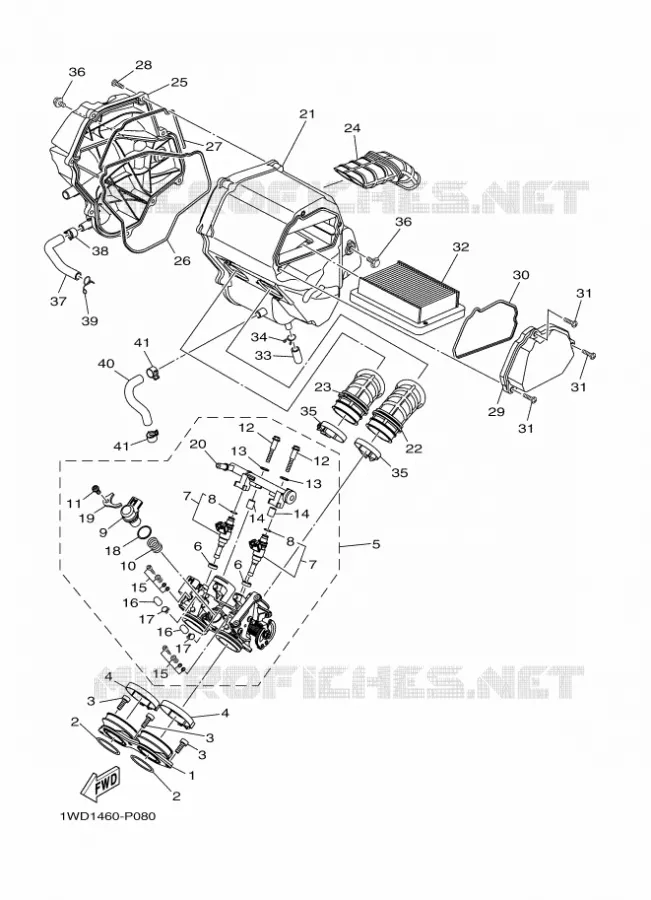 ADMISSION Yamaha MOTO 300 2016 R3  YZF-R3A