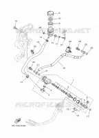 MAITRE CYLINDRE DE FREIN ARRIERE pour Yamaha MT 2016