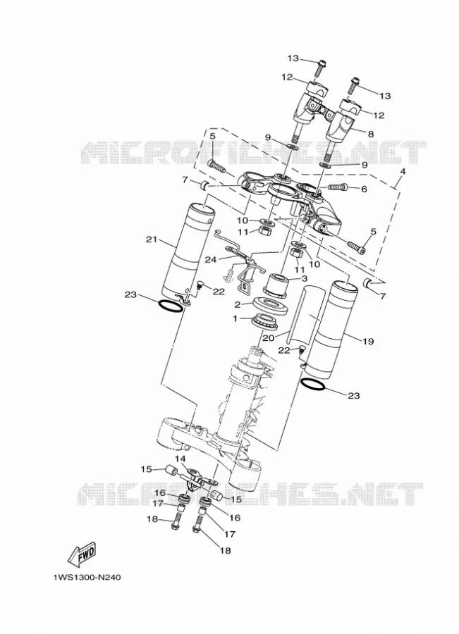DIRECTION Yamaha MOTO 700 2016 MT  MT07