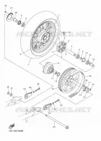 ROUE ARRIERE pour Yamaha XVS950CU 2016