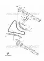 ARBRE A CAMES / CHAINE DE DISTRIBUTION pour Yamaha MT 2016