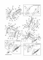 COUVERCLE LATERAL pour Yamaha MT 2016