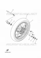 ROUE AVANT pour Yamaha MT 2016