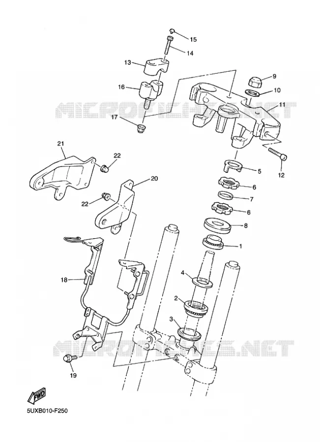 DIRECTION Yamaha MOTO 1300 2013 XJR  XJR1300