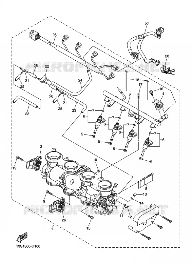 ADMISSION 2 Yamaha MOTO 600 2010 R6  YZF-R6