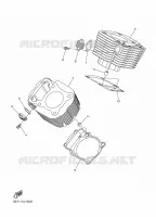 CYLINDRE pour Yamaha XVS950CR 2015