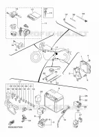 PARTIE ELECTRIQUE 2 pour Yamaha XVS950CR 2015
