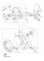 PHARE  pour Yamaha XVS950CR 2015