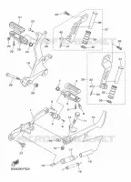 SUPPORT / REPOSE PIEDS pour Yamaha XVS950CR 2015