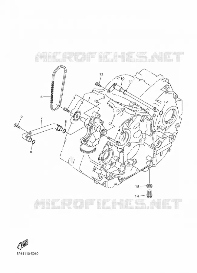 POMPE A HUILE Yamaha MOTO 950 2017 SCR  XVS950XR-A