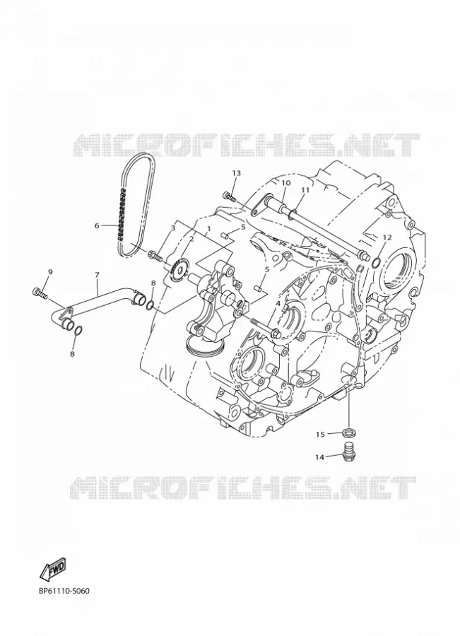 POMPE A HUILE Yamaha MOTO 950 2017 XV  XVS950CUD-A