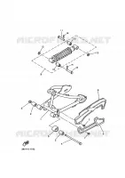 BRAS OSCILLANT / AMORTISSEUR pour Yamaha PW80 1995